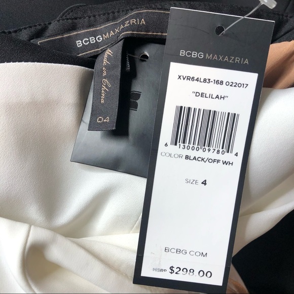 BCBGMaxAzria Delilah Color-Blocked Dress - Picture 5 of 7